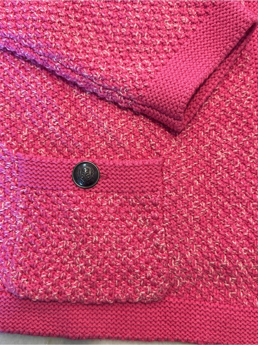 Torrid Size 3 - Hot Pink Textured Button-Front Cardigan - Picture 6 of 12